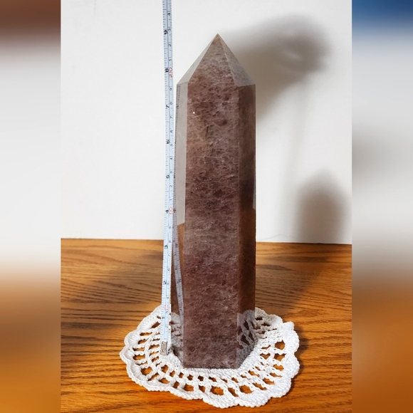 CHONKY Strawberry Quartz Tower. - Picture 4 of 5